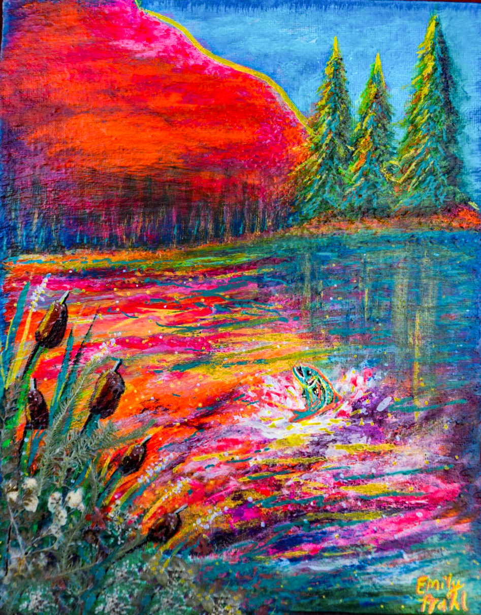 Reflections painting by Emily Prahl