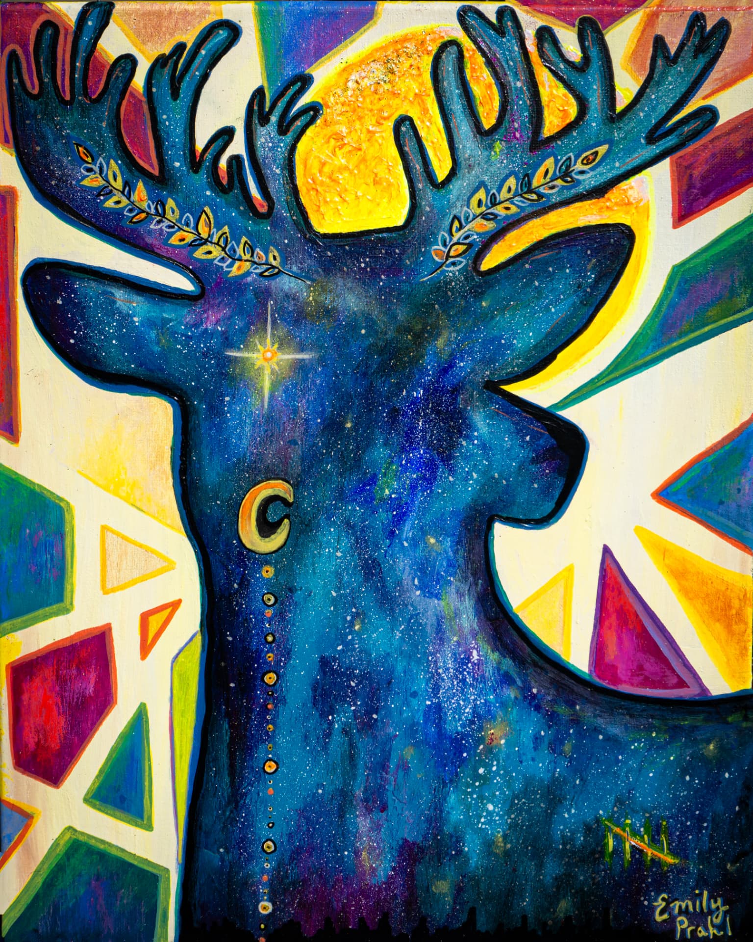 Deer to Dream painting by Emily Prahl